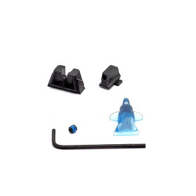 Strike Industries SI-P320-SIGHTS-SH/Strike Iron hausses avant et arrière pour SIG Sauer P320 - Hauteur du suppresseur/Acier  Che