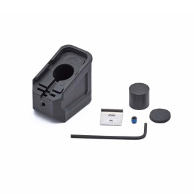 Strike Industries SI-EMP-G9&40+0 talon de chargeur (+0) pour Glock 9 mm .40 cal Polymère+Acier  Chez DEVILLE ARMORY. Votre armur