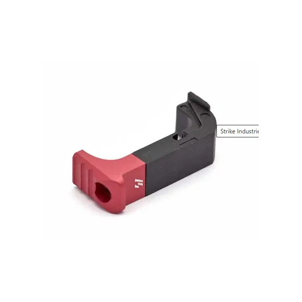 Strike Industries SI-G4-MagRelease/Magazine Release pour Glock Gen4/5, ROUGE  Chez DEVILLE ARMORY. Votre armurerie en ligne.