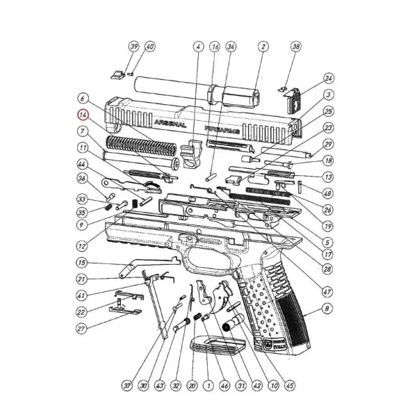 ARSENAL Firearms Firing Pin Bounce Spring