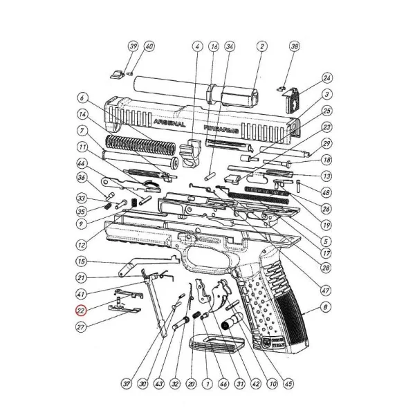ARSENAL Firearms Firing Pin Safety