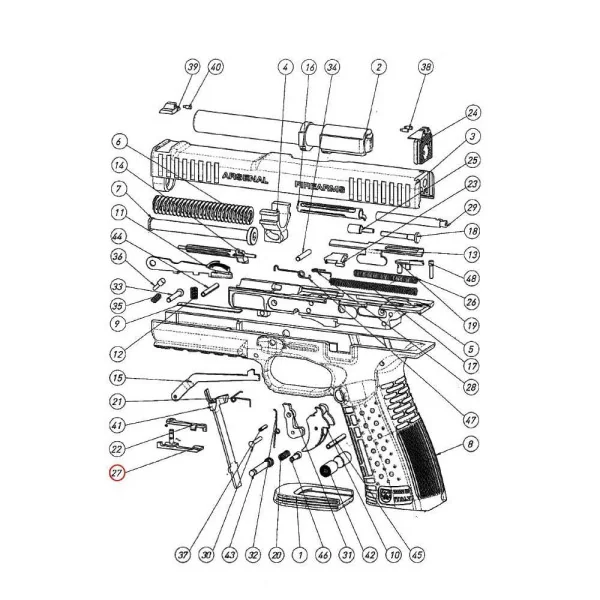 ARSENAL Firearms Pin Of Safety Firing Pin