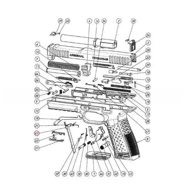 ARSENAL Firearms Magazine Catch Kit