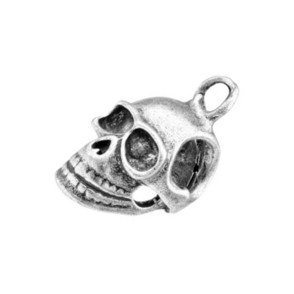 MAXKNIVES - MKSKULL2 - (Sachet de 20) - Tête de mort en métal pour paracorde - 2
