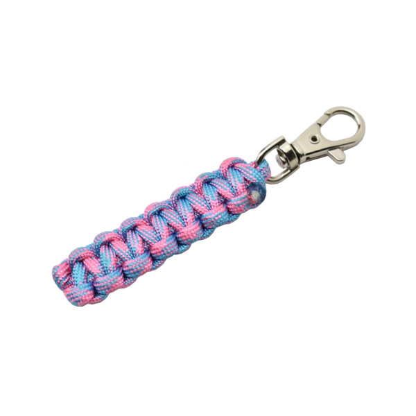MAXKNIVES - MKPCRCB - Porte-clé en paracorde rose clair et bleu