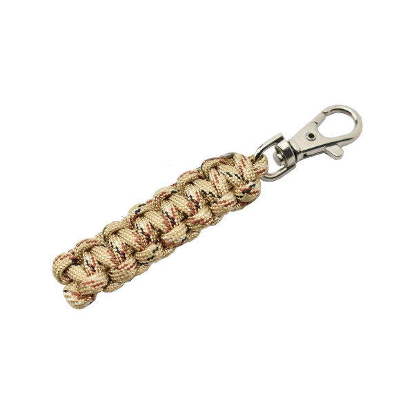 MAXKNIVES - MKPCBM - Porte-clé en paracorde beige et marron