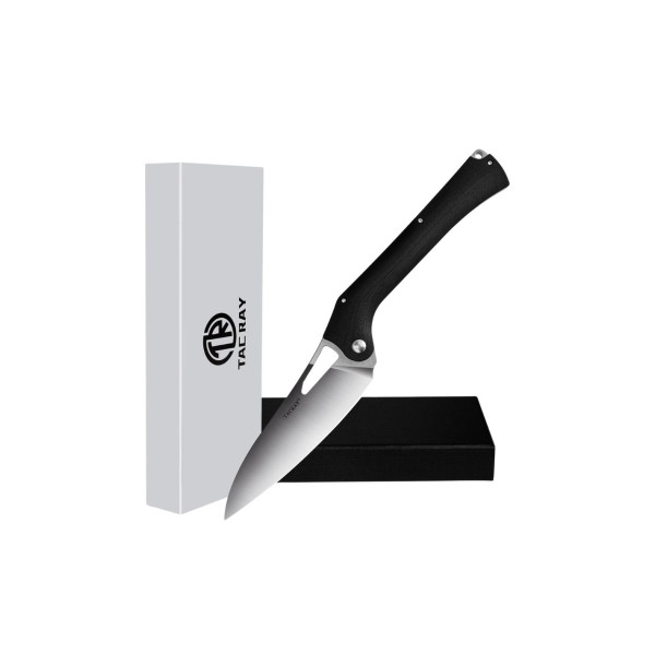 TACRAY KNIVES - TRFKK03N - Couteau de cuisine pliant lame VG10 manche G10 Noir - 3