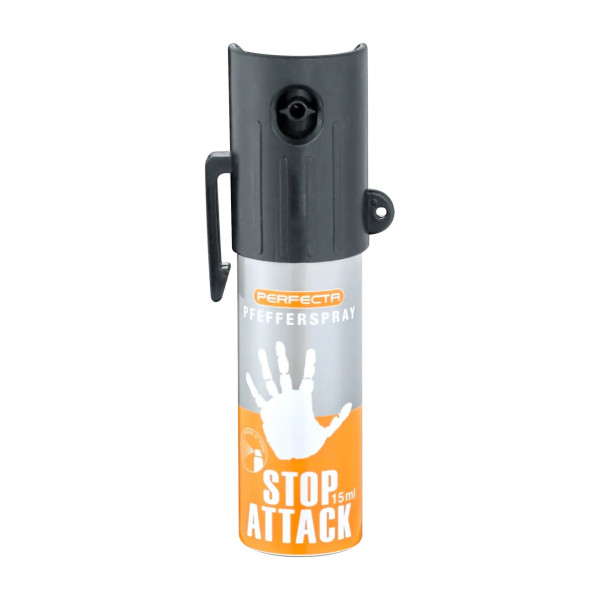 Bombe Stop Attack gaz OC poivre 15 ml Perfecta