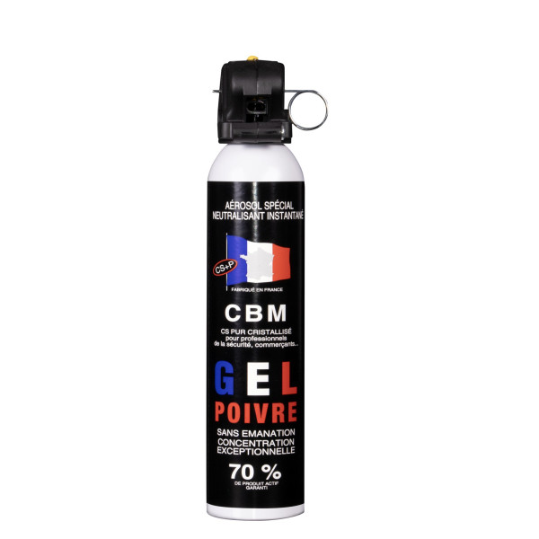 Bombe CBM Pro 300 ml gel poivre poignée standard UX