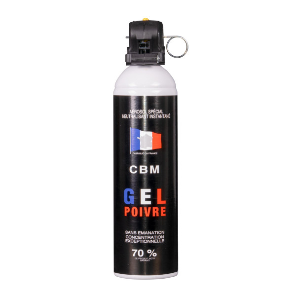Bombe CBM Pro 500 ml gel poivre poignée standard UX