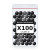 Billes caoutchouc cal. 50 RB PRAC-series T4E - sachet de 100