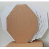 Cibles carton IPSC dos blanc – lot de 100 cibles