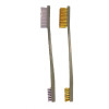 Brosse utilitaire double extrémité DAA/CED – matière Phosphore/laiton