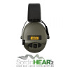 Casque anti-bruit électronique Sordin Supreme Pro-X – couleur Vert OD, serre-tête camouflage