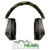 Casque anti-bruit électronique Sordin Supreme Pro-X – couleur Vert OD, serre-tête camouflage