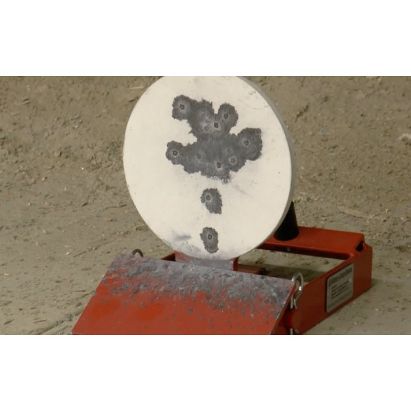 Plaque d'acier auto-réarmante DAA – forme carrée de 150 mm
