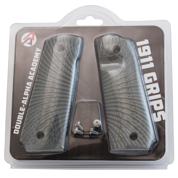 Plaquettes de crosse DAA 1911 en G10 – couleur Gris