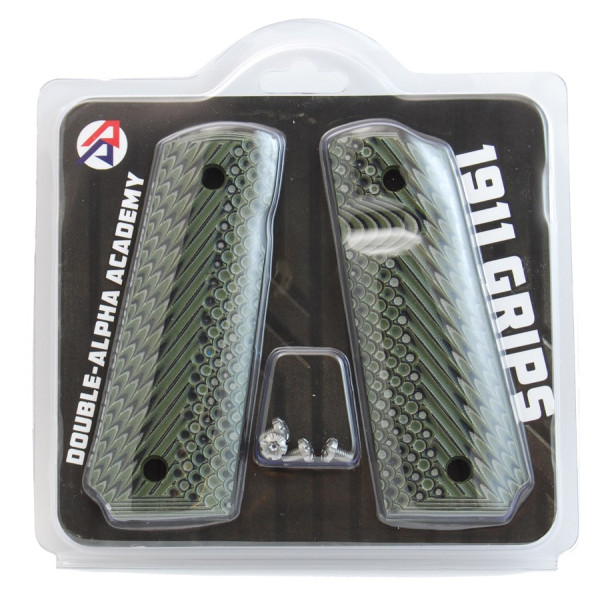 Plaquettes de crosse DAA 1911 en G10 – couleur Vert
