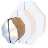 Cible IPSC Micro Classic 40 % – dos blanc