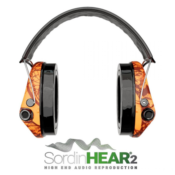 Casque anti-bruit électronique Sordin Supreme Pro-X LED gel – finition Blaze