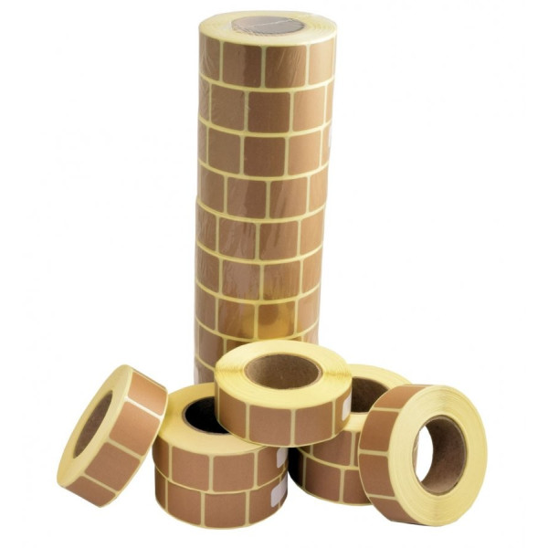 Patchs de cible DAA 22x22 mm – couleur Blanc
