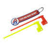 Drapeaux de chambre DAA, lot de 2 avec porte-clés – type fusil