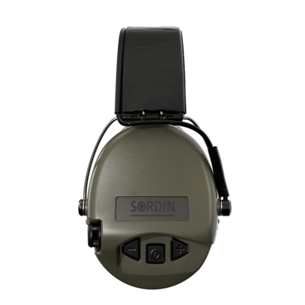 Casque anti-bruit électronique Sordin Supreme Pro avec coussinets gel – vert OD