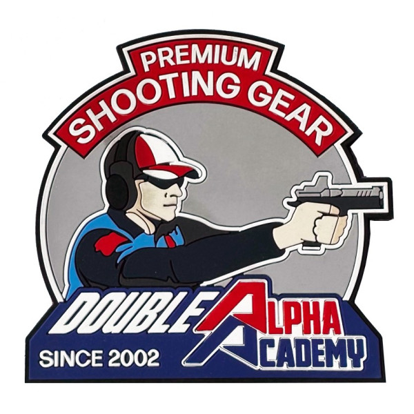 Patch DAA Premium Shooting Gear en caoutchouc, fixation Velcro