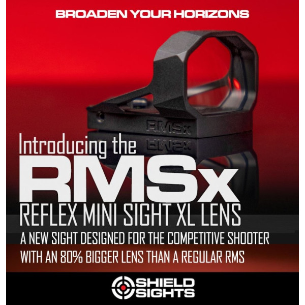 Viseur point rouge Shield RMSx Glass – point 8 MOA