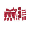 Bouchons de couleur pour poignée SMART GRIP – couleur Rouge