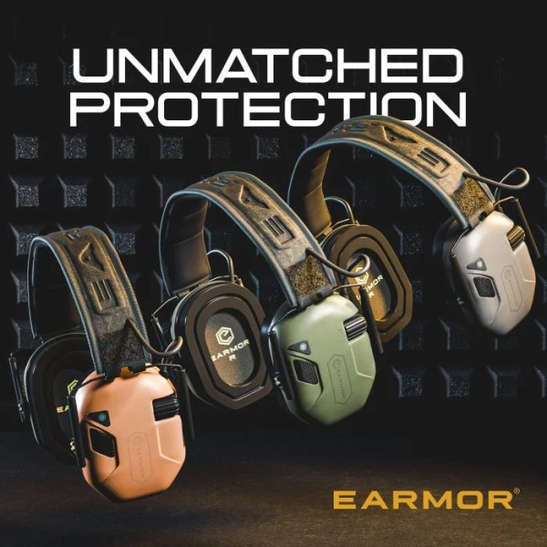 Casque anti-bruit actif Bluetooth Earmor M300T – couleur Noir