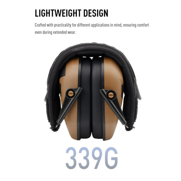 Casque anti-bruit actif Bluetooth Earmor M300T – couleur Brun