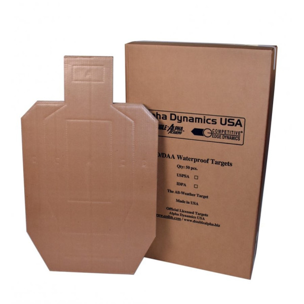 Cible étanche CED/DAA officielle IPSC – lot de 50