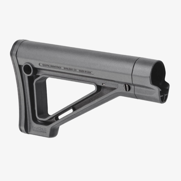 Crosse Magpul MOE fixe Mil-Spec – Gris Stealth Gray