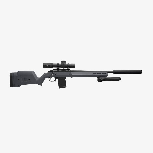 Crosse Magpul Hunter American Ruger American action courte STANAG – Gris Stealth Gray