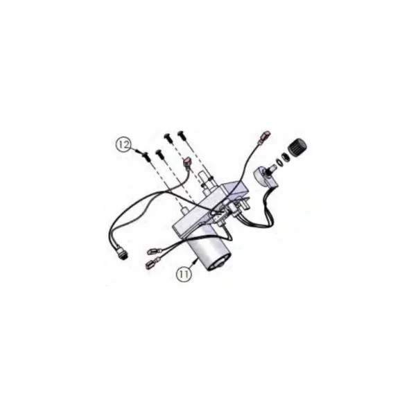 Dillon 62507 Variable Speed Casefeeder motor w/pin for XL750