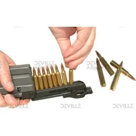 Chargette LULA STRIP chargeur métal polymer AR15 5.56/223  Chez DEVILLE ARMORY. Votre armurerie en ligne.