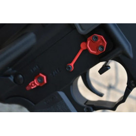Bouton poussoir de chargeur AR15 élargi PHASE 5 Noir  Chez DEVILLE ARMORY. Votre armurerie en ligne.