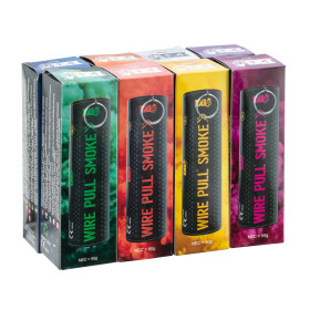 Fumigène à goupille rouge - Enola gaye  Chez DEVILLE ARMORY. Votre armurerie en ligne.