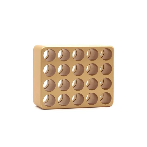 Jauge DAA dorée à 20 poches, calibre : 9 mm.