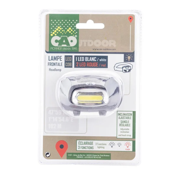 Lampe frontale Spectre 230 Lumens inclinable