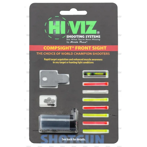 Guidon Comp Sight 8 fibres en set - Hi-Viz