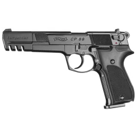 Pistolet CO2 Walther CP88 Match noir cal. 4,5 mm  Chez DEVILLE ARMORY. Votre armurerie en ligne.