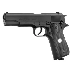 Pistolet Co2 culasse fixe BORNER CLT 125 cal. 4.5mm BB's  Chez DEVILLE ARMORY. Votre armurerie en ligne.