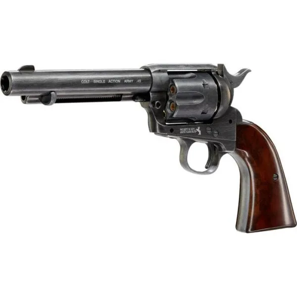 Revolver CO2 Colt Simple Action Army 45 antique à diabolos cal. 4.5 mm