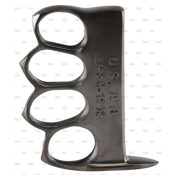 Poing US 1918 plein ou percé avec pointes laiton  Chez DEVILLE ARMORY. Votre armurerie en ligne.