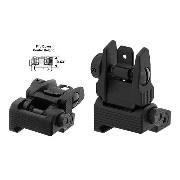 UTG Cran de mire Flip Up - AR15 - AR10
