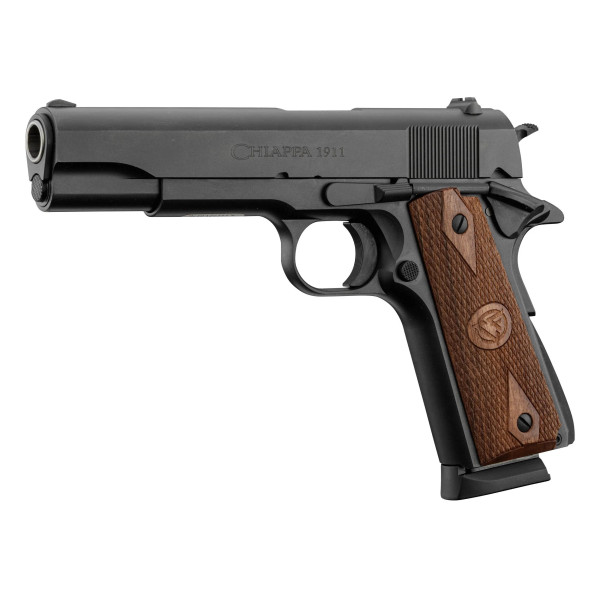Pistolet CHIAPPA 1911 Field Grade noir Cal. 9x19 mm  Chez DEVILLE ARMORY. Votre armurerie en ligne.
