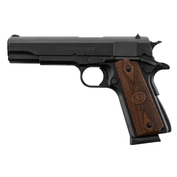 Pistolet CHIAPPA 1911 Field Grade noir cal 45 ACP  Chez DEVILLE ARMORY. Votre armurerie en ligne.