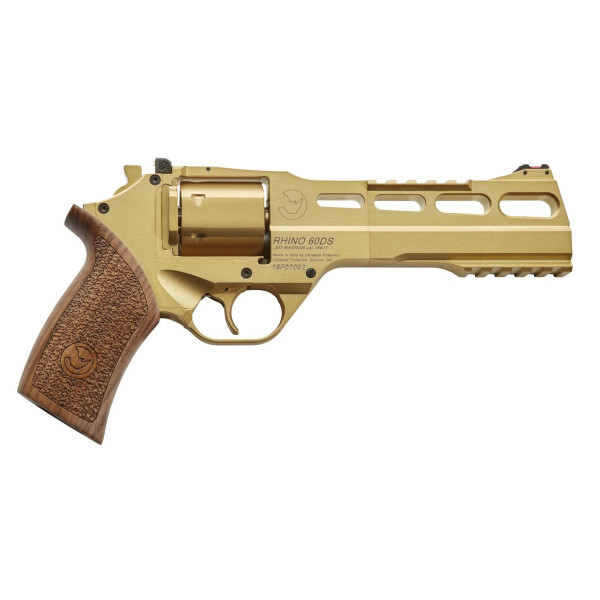 Revolver Chiappa Rhino 60 DS 6'' Gold  Chez DEVILLE ARMORY. Votre armurerie en ligne.